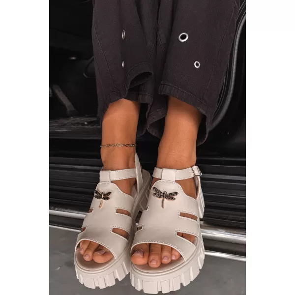  Dámské sandály VINCEZA 79627 BEIGE 