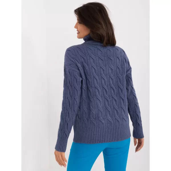  Dámský svetr WOOL FASHION ITALIA AT-SW-23445.00 DARK BLUE 