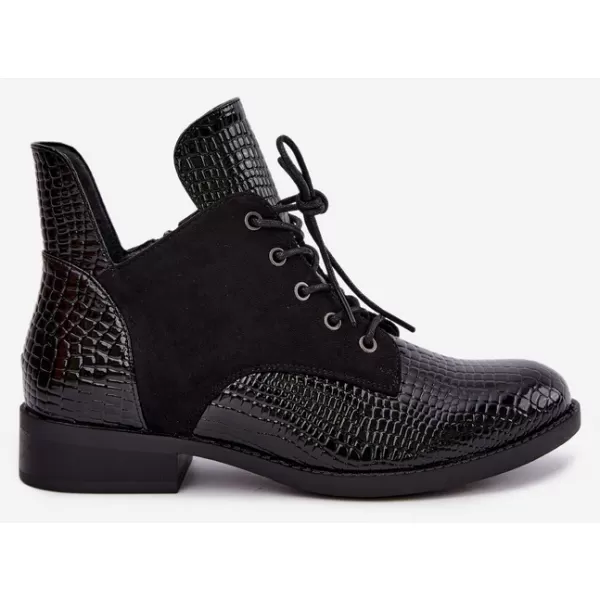  Dámské kotníkové boty VINCEZA 16524 BLACK 