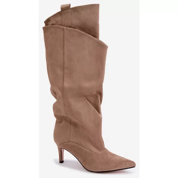  Dámské kozačky BOTO C-414 BEIGE 