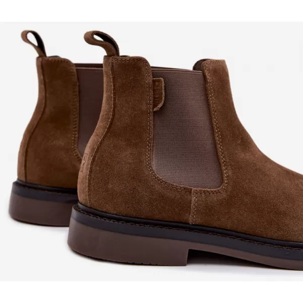  Pánské boty BIG STAR SHOES UU174277 BROWN/BEIGE SHADOWS 
