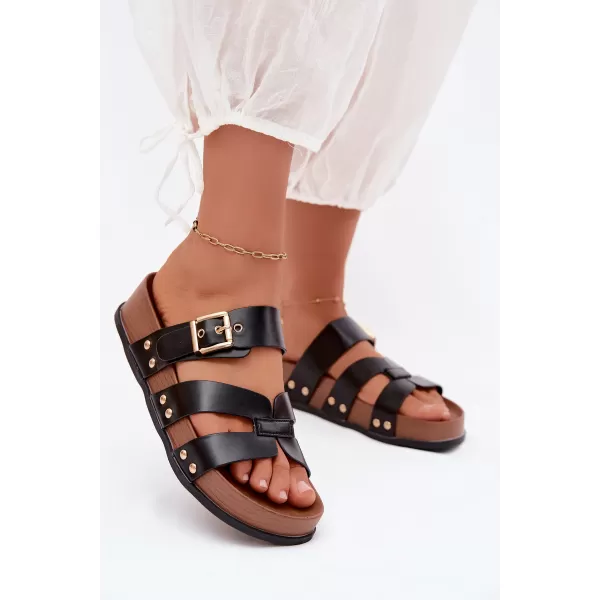  Dámské pantofle BOTO 22-382 BLACK 