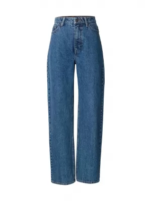Dámské kalhoty URBAN CLASSICS TB8142 MID DEEP BLUE WASHED
