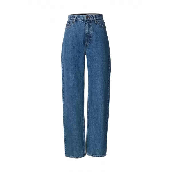  Dámské kalhoty URBAN CLASSICS TB8142 MID DEEP BLUE WASHED 