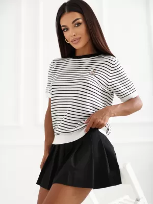 Dámský svetr ITALY MODA IR-SW-57881.99 WHITE/BLACK