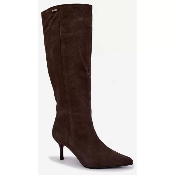  Dámské kozačky BIG STAR SHOES UU274495 BROWN/BEIGE SHADOWS 