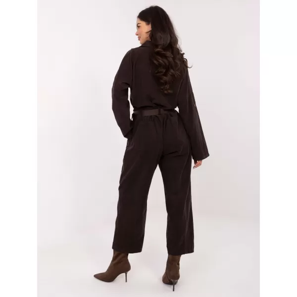  Dámské kalhoty ITALY MODA IT-SP-258009.83 DARK BROWN 