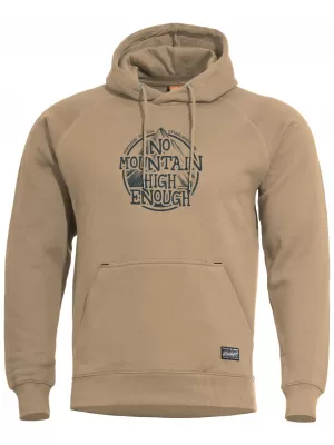 Pánská mikina PENTAGON PHAETON HOOD SWEATER NO MOUNTAIN K09021-NM TAN BROWN