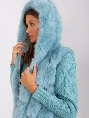 Dámská vesta WOOL FASHION ITALIA AT-KZ-2379.96P MINT