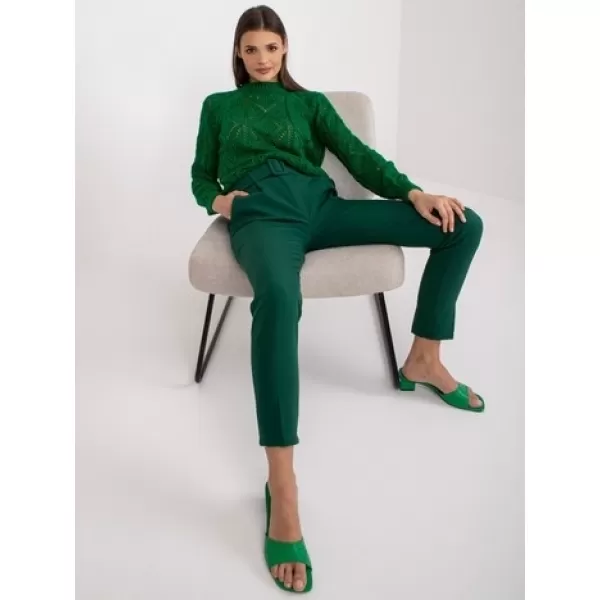  Dámské kalhoty ITALY MODA DHJ-SP-12787.21X DARK GREEN 