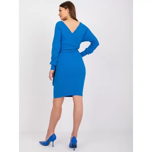 Dámské šaty RUE PARIS RV-SK-5297.23P DARK BLUE 