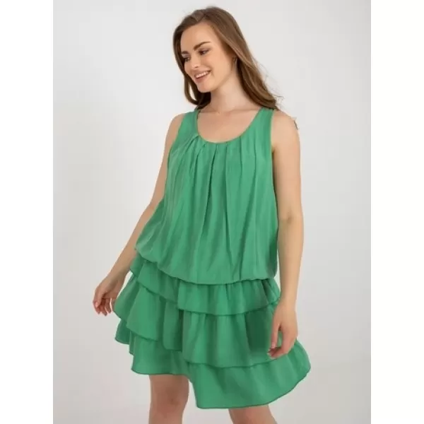  Dámské šaty OCH BELLA TW-SK-BI-8139.44 GREEN 
