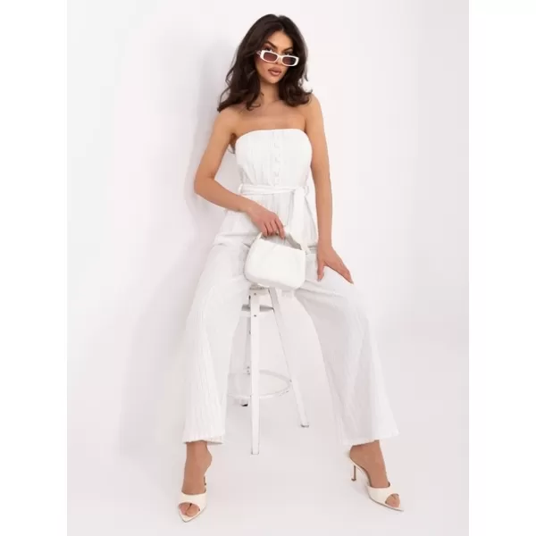  Dámský overal ITALY MODA MI-KO-A5444.92 ECRU 