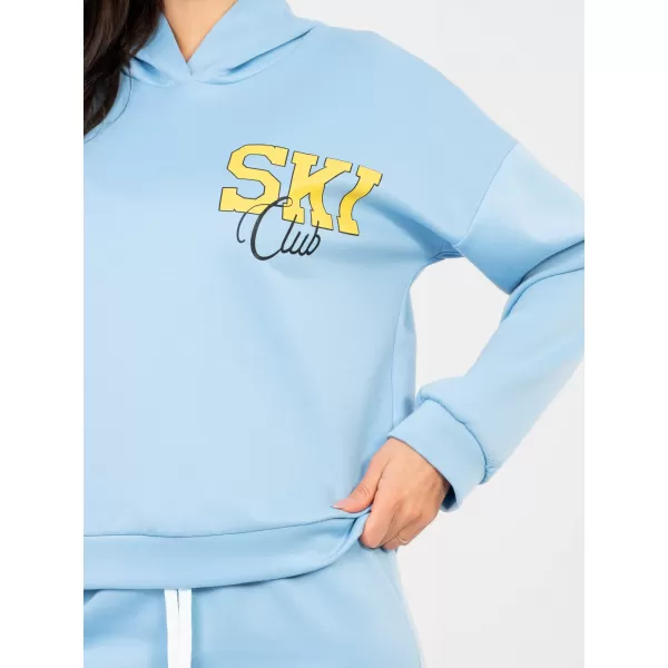  Dámská tepláková souprava RUE PARIS IT-KMPL-22181.29 LIGHT BLUE 