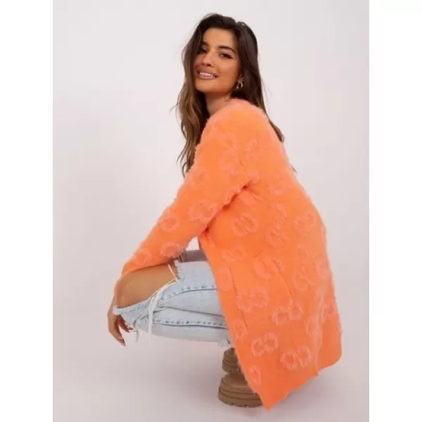  Dámský kardigan WOOL FASHION ITALIA AT-SW-234502.38X ORANGE 