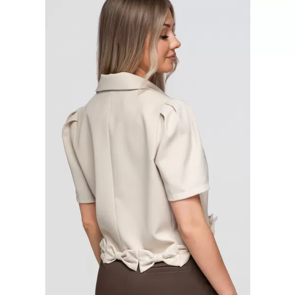  Dámská bunda OMBRE OW-BL-E0002 BEIGE 