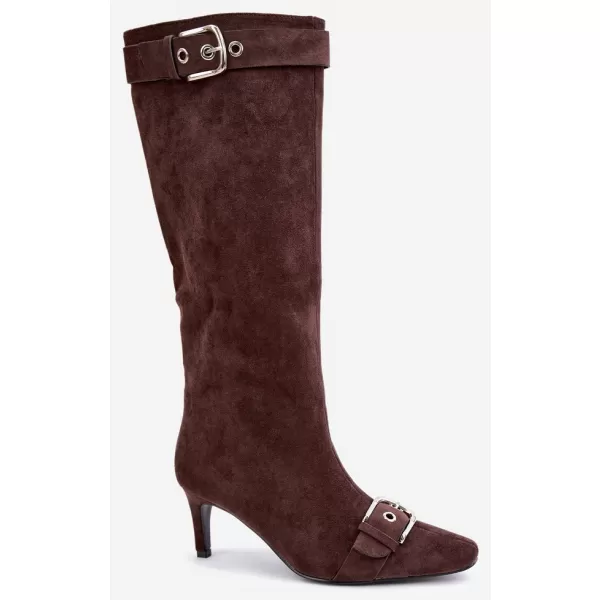  Dámské kozačky BOTO C-407 CHOCOLATE 