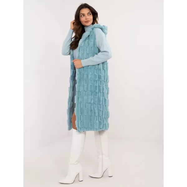  Dámská vesta WOOL FASHION ITALIA AT-KZ-2368-1.06 MINT 