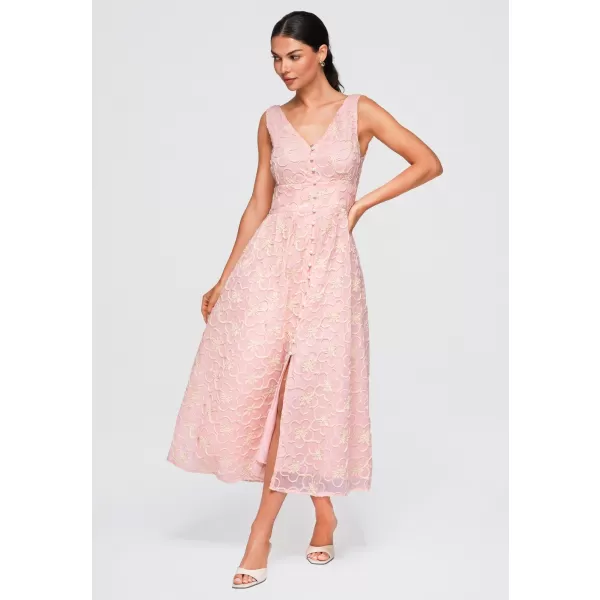  Dámské šaty OMBRE OW-DLR-E0015 PINK 