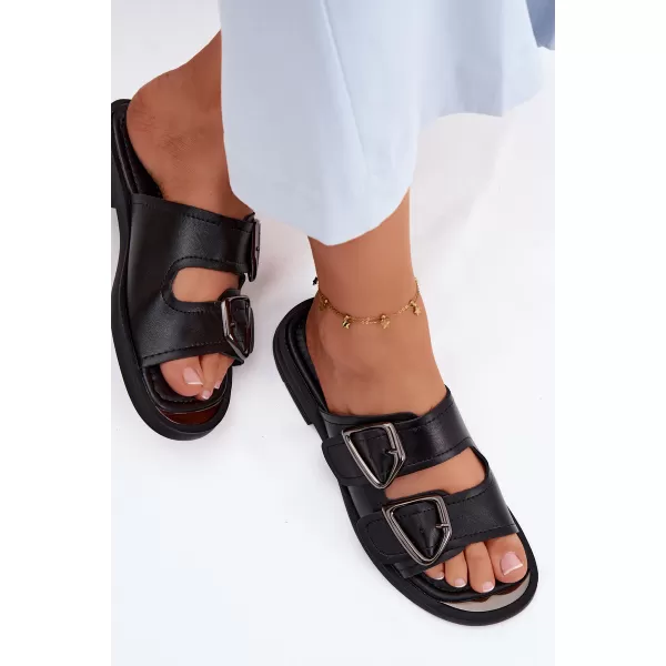  Dámské pantofle VINCEZA 62304 BLACK 