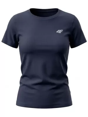 Dámské triko 4F 4FWMM00TTSHF3306 NAVY