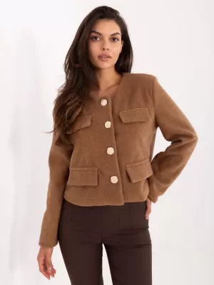 Dámská bunda RUE PARIS IT-KR-FL9586.64 CAMEL
