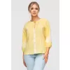 Dámská košile LARICA OW-SH-E0042 YELLOW