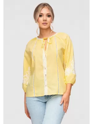 Dámská košile LARICA OW-SH-E0042 YELLOW