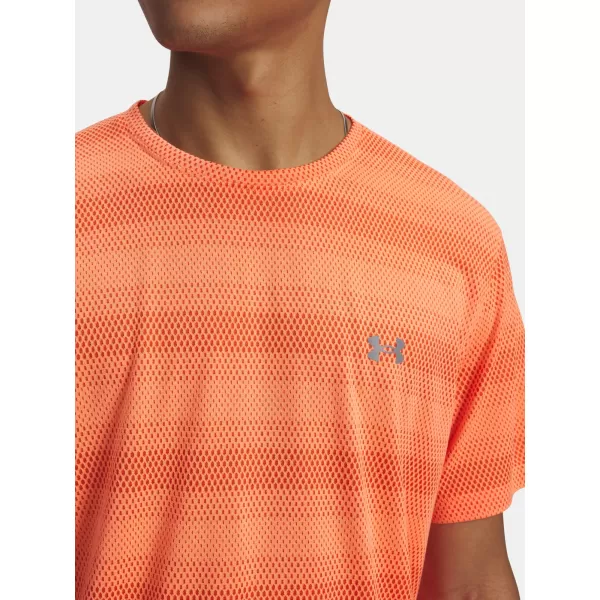  Pánské triko UNDER ARMOUR VELOCITI SS 6009517-824 ORANŽOVÁ 