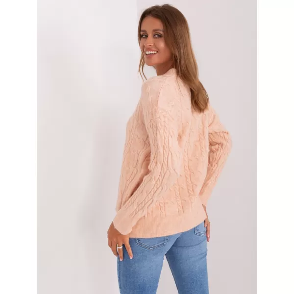  Dámský svetr WOOL FASHION ITALIA AT-SW-2335.27 PEACH 