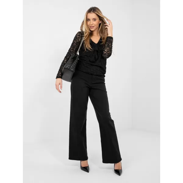  Dámská halenka RUE PARIS MI-BZ-M6713.86 BLACK 