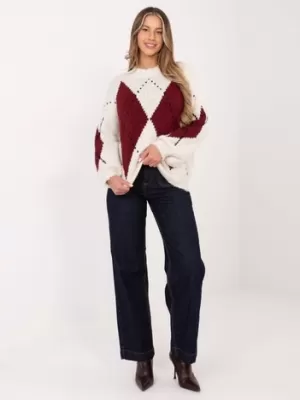 Dámský svetr ITALY MODA MI-SW-WM295.15 ECRU