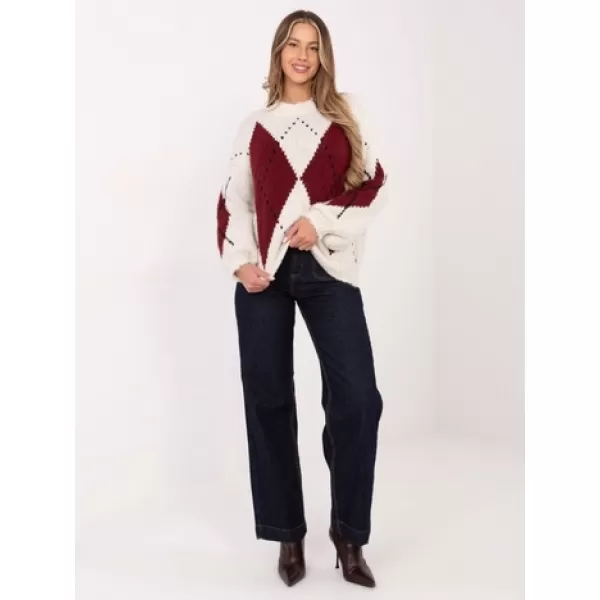  Dámský svetr ITALY MODA MI-SW-WM295.15 ECRU 