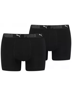Pánské boxerky PUMA SPORT COTTON BOXER 2P 93552101 BLACK