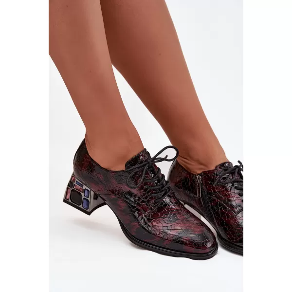  Dámské polobotky ARTIKER 57C0073 BORDO 