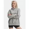 Dámská mikina UNDER ARMOUR ICON FLEECE OS HOODIE 1379495-069 ŠEDÁ