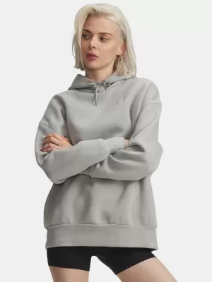Dámská mikina UNDER ARMOUR ICON FLEECE OS HOODIE 1379495-069 ŠEDÁ