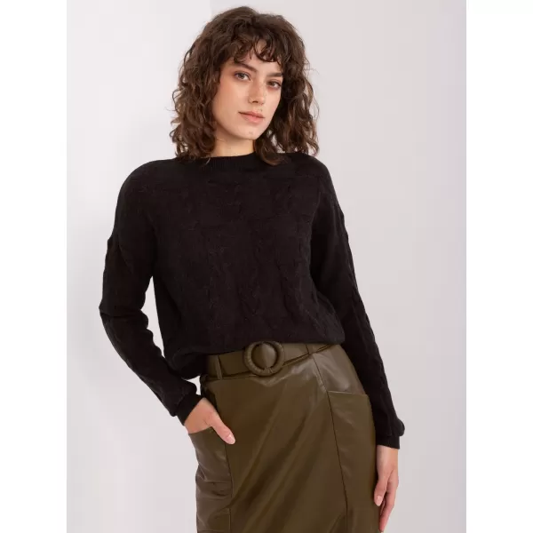  Dámský svetr WOOL FASHION ITALIA AT-SW-2340.22 NOIRE 