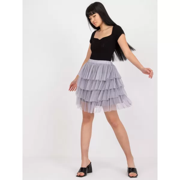  Dámská sukně OCH BELLA TW-SD-BI-0517.84 GRAY 
