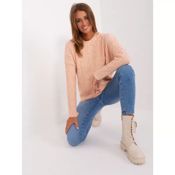  Dámský svetr WOOL FASHION ITALIA AT-SW-2335.27 PEACH 