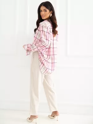 Dámská košile ITALY MODA IT-KS-22269-1.00 BRIGHT PINK