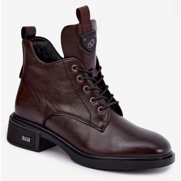  Dámské boty VINCEZA 133145 LEATHER BROWN 