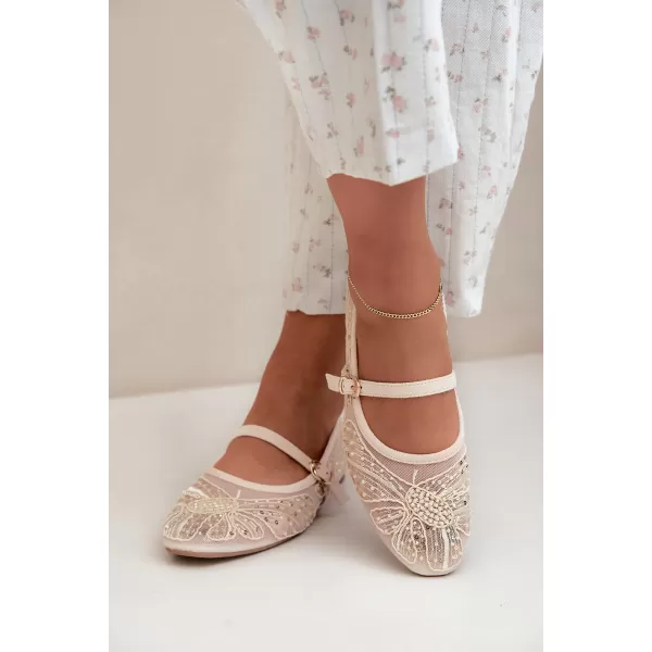  Dámské baleríny BOTO CH951 BEIGE 