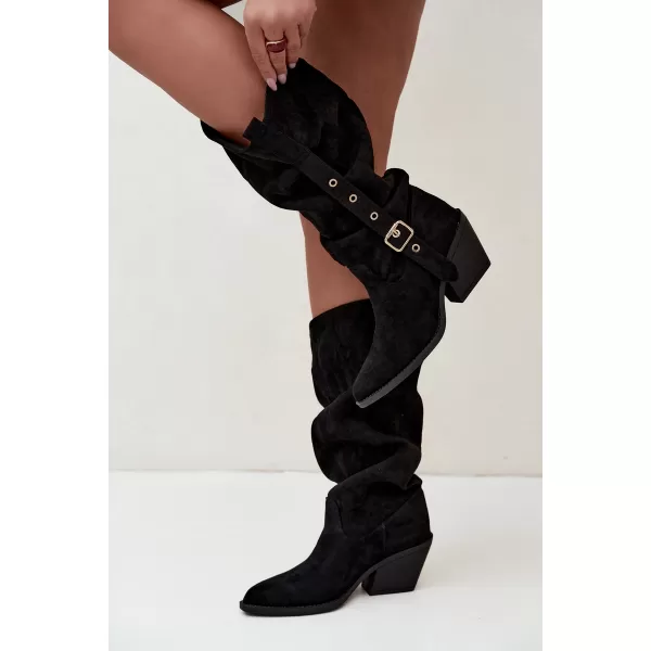  Dámské kozačky BOTO CLS-626 BLACK 