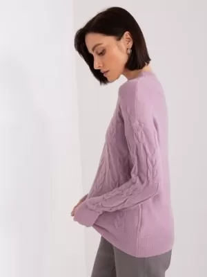 Dámský svetr WOOL FASHION ITALIA AT-SW-2340.43 VIOLET