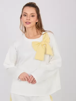 Dámská tepláková souprava RUE PARIS IT-KMPL-22220.69 ECRU