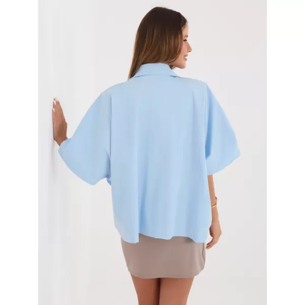  Dámská bunda RUE PARIS IT-KR-FL10153KSM.91 LIGHT BLUE 