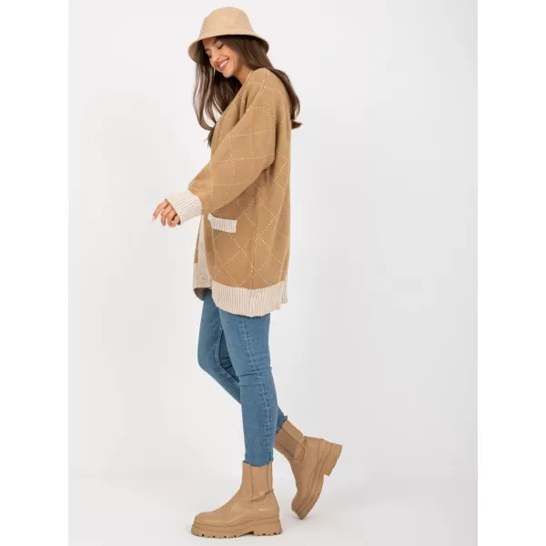  Dámský svetr RUE PARIS LC-SW-0258.03P CAMEL 
