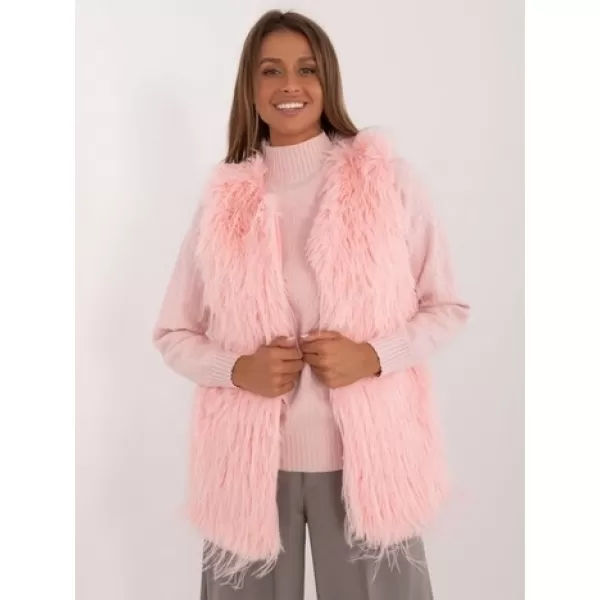  Dámská vesta WOOL FASHION ITALIA AT-KZ-2349-1.31P BRIGHT PINK 