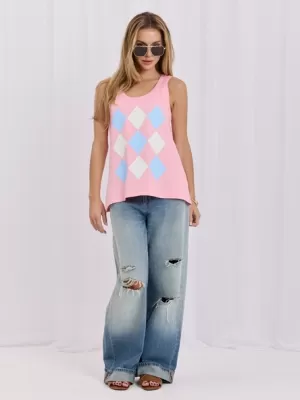 Dámský top RELEVANCE RV-TP-A1375.91 BRIGHT PINK